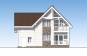 Одноэтажный дом с мансардой, гаражом, верандой и лоджией Rg5305z (Зеркальная версия) Фасад3