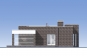 Одноэтажный дом с подвалом и террасой Rg5325z (Зеркальная версия) Фасад4