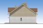 Одноэтажный дом с мансардой, террасой и лоджией Rg5330z (Зеркальная версия) Фасад4