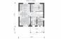 Одноэтажный дом с мансардой Rg5338z (Зеркальная версия) План2