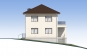 Двухэтажный дом с подвалом и террасой Rg5344z (Зеркальная версия) Фасад4
