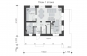 Проект индивидуального одноэтажного жилого дома с мансардой. Rg5366z (Зеркальная версия) План2