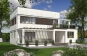 Проект двухэтажного дома с террасами Rg5370z (Зеркальная версия) Вид1