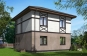 Проект двухэтажного жилого дома с террасами Rg5377z (Зеркальная версия) Вид3