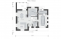 Проект индивидуального одноэтажного жилого дома с мансардой, гаражом, террасой и балконом Rg5398z (Зеркальная версия) План2