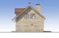 Одноэтажный дом с мансардой и  террасой Rg5403z (Зеркальная версия) Фасад2