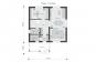 Проект индивидуального одноэтажного жилого дома с мансардой Rg5408 План2
