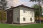 Проект двухэтажного дома с террасой Rg5425z (Зеркальная версия) Вид3