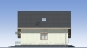 Одноэтажный дом с мансардой и гаражом Rg5428z (Зеркальная версия) Фасад2