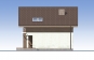 Одноэтажный дом с мансардой и гаражом Rg5429z (Зеркальная версия) Фасад3