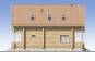 Одноэтажный дом с мансардой, террасами и балконами Rg5432z (Зеркальная версия) Фасад2