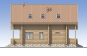 Одноэтажный дом с мансардой, террасами и балконами Rg5432z (Зеркальная версия) Фасад4