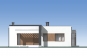 Проект одноэтажного дома с террасой Rg5450z (Зеркальная версия) Фасад1