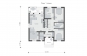 Проект одноэтажного дома с чердаком Rg5451z (Зеркальная версия) План2