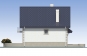 Одноэтажный жилой дом с мансардой, террасой, эркером и балконом Rg5466z (Зеркальная версия) Фасад2