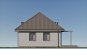 Одноэтажный дом с  террасой и 1 спальней Rg5470z (Зеркальная версия) Фасад3