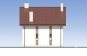 Одноэтажный жилой дом с мансардой и балконом Rg5475 Фасад3