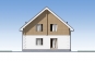 Проект одноэтажного дома с мансардой и террасой Rg5489z (Зеркальная версия) Фасад3