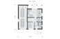 Проект индивидуального одноэтажного жилого дома с мансардой и гаражом Rg5495 План2