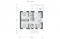 Проект одноэтажного дома с чердаком и террасой Rg5499z (Зеркальная версия) План2