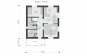 Проект  двухэтажного жилого дома с террасой Rg5506z (Зеркальная версия) План2