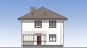 Проект  двухэтажного жилого дома с террасой Rg5506z (Зеркальная версия) Фасад1