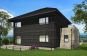 Проект двухэтажного жилого дома с гаражом и террасами Rg5511 Вид4