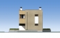 Проект двухэтажного дома с террасой Rg5515z (Зеркальная версия) Фасад1
