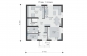 Проект одноэтажного жилого дома с мансардой Rg5534z (Зеркальная версия) План2