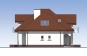 Проект одноэтажного жилого дома с мансардой, гаражом, балконами и террасой Rg5536z (Зеркальная версия) Фасад2