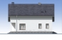 Одноэтажный дом с мансардой и террасой Rg5539 Фасад2