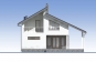 Одноэтажный дом с мансардой и террасой Rg5539 Фасад3