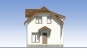 Одноэтажный дом с мансардой и террасой Rg5542z (Зеркальная версия) Фасад1