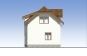 Одноэтажный дом с мансардой и террасой Rg5542z (Зеркальная версия) Фасад3