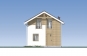 Проект одноэтажного дома с мансардой Rg5551z (Зеркальная версия) Фасад1