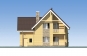 Проект одноэтажного дома с мансардой Rg5552 Фасад3