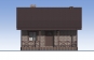 Одноэтажный жилой дом с террасой Rg5562z (Зеркальная версия) Фасад1