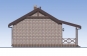 Одноэтажный жилой дом с террасой Rg5562z (Зеркальная версия) Фасад2