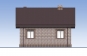 Одноэтажный жилой дом с террасой Rg5562z (Зеркальная версия) Фасад3