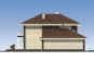 Проект двухэтажного дома с террасой и гаражом Rg5565z (Зеркальная версия) Фасад4
