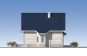 Проект одноэтажного дома с террасами и мансардой Rg5566 Фасад4