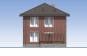 Одноэтажный жилой дом с мансардой и террасой Rg5572 Фасад1
