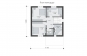 Одноэтажный жилой дом с мансардой Rg5573z (Зеркальная версия) План4