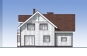 Одноэтажный дом с мансардой, гаражом, террасой и балконами Rg5579z (Зеркальная версия) Фасад3