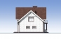 Одноэтажный дом с мансардой, гаражом, террасой и балконами Rg5579z (Зеркальная версия) Фасад4