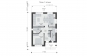 Проект одноэтажногго дома с мансардой и террасой Rg5581z (Зеркальная версия) План2