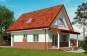 Проект одноэтажногго дома с мансардой и террасой Rg5581z (Зеркальная версия) Вид3