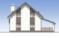 Одноэтажный жилой дом с мансардой и террасой Rg5592 Фасад3
