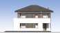 Двухэтажный дом с террасой и балконом Rg5595z (Зеркальная версия) Фасад2
