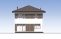 Двухэтажный дом с террасой и балконом Rg5595z (Зеркальная версия) Фасад3